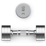 Гантель UNIX FIT PRO круглая хромированная 3 кг, 2 шт. DBRND3PCEx2